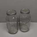 kitchentoolz Half-Gallon Wide Mouth Sourdough Starter Jars  64 oz Glass Mason Jars with Airtight Lids  Perfect for Fermenting, Canning & Pickling  Made in USA  Pack of 2