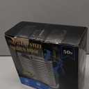 Garden Hose 50FT, Water Hose with 10 Function Nozzle, Garden Hose Metal with Leak-proof Connectors, Kink-Free & Ultra Flexible, Rust/Pet/Puncture Proof for Lawn, Yard, RV, Car Wash, 550PSI