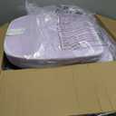 SUNROX Cooling Gel Memory Foam Chair Cushions, 2.6" Thick U-Shaped Dual-Layer Comfort Dining Chair Pads, Non Slip Seat Cushion with Ties for Indoor Kitchen Office 17"x16" Set of 4, Dusty Lavender