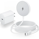 Magnetic Wireless Charger [Apple MFi Certified], 3.3FT 15W Fast Apple Mag-Safe Charger Pad with USB C Fast Charging Block Compatible with iPhone 17/Air/Pro/Pro Max/16/15/14/13/Plus/Pro/Pro Max,AirPods