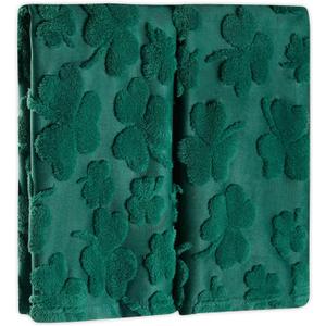 Quera 2 Pack St. Patrick's Day Hand Towels Green Clover Bathroom Decorative Towels Set for Drying, Cleaning, Cooking, Holiday 13.7'' x 29.5''