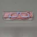 Kids Swim Goggles with Silicone Swim Cap, Swimming Goggles Cap Set for Kids 6-14, Anti-Fog Anti-UV for Boys Girls (Pink/Blue+pink Cap)