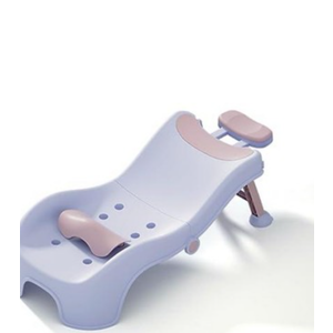 Adjustable Children's Shampoo Chair is Suitable for 3-10 Years Old Bath seat Bathtub Household Foldable Moisture-Proof Clothes Design Pink