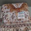 Tangsoo 2.6x8 Washable Runner Rug for Hallways, Non Slip Vintage Rug, Soft Low Pile Long Runner, Blue Carpet Runners for Kitchen Bedroom Entryway Bathroom Living Room