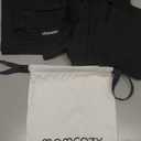 Momcozy Baby Wrap Carrier, Easy to Wear Infant Carrier Slings, Lightweight Hands Free Baby Sling, Adjustable Baby Carriers for Newborn to Toddler 8-35 lbs, Black