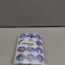 Lucleag Christmas Snowman Stickers for Envelopes, Christmas Winter Stickers for Kids, Round Snowman Sticker Labels for Candy Envelopes Seals Xmas Party Favor Winter Decorations, 360PCS