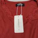 MEROKEETY Womens Summer V Neck Lace Tank Tops 2026 Sleeveless Elegant Sexy Casual Trendy Work Going Out Cami Shirts, XL 