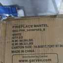 IDEALHOUSE 70'' Fireplace TV Stand with 36'' Firplace, 2 Tier TV Console Cabinet with Storage Cabinet, Entertainment Center, Electric Fireplace Heater with 12 Frame and LED Light Colors, White