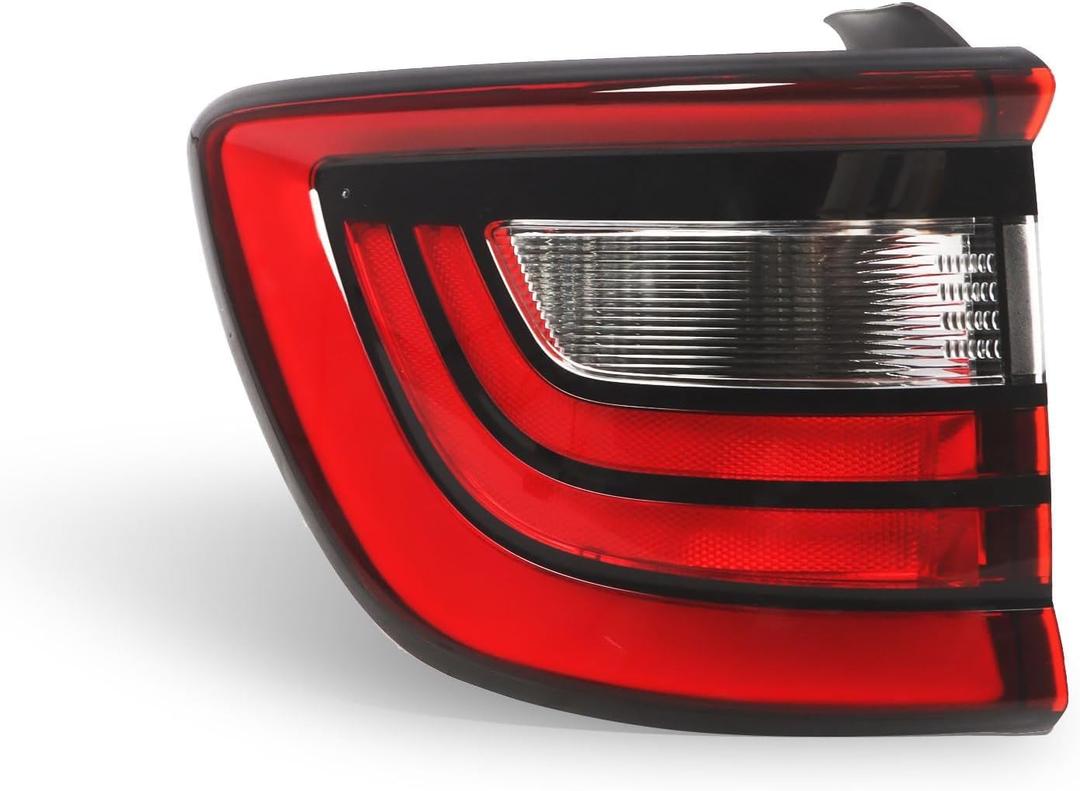 Driver Side Outer Tail Light Assembly Compatible with 2014-2025 Durango Rear Brake Lamp Taillight 68272127AB CH2800206 (Left)