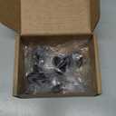 Ravinte 5 Pack Cabinet Knobs Black Kitchen Cabinet Knobs Round Dresser Drawer Pulls Closet Door Pulls 1-1/5 Inch