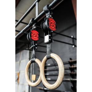 Rapid Rings – Portable Gymnastic Rings for Strength, Stability, and Skill Training Anywhere, Each set includes 8.5 ft of heavy-duty straps that adjust instantly to any height or exercise
