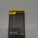 EZDIY-FAB Shield Series 8-Pin PCIe GPU Power Adapter,90-Degree Angled Connector, Aluminum Design for Graphics Cards  Reverse Type,Black-1 Pack