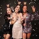 Queen Costume Accessories, Red Heart Queen Costume Set with Crown Headband Wand Choker Necklace Earrings for Women