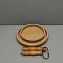 Decorative Tray - Cupcake Stand Two Tiered Tray Farmhouse Rustic 2 Tiered Serving Tray for Home and Kitchen Decor, Party, Weddings-Holiday Decoration Customizable Display Options(Brown) (15.7")