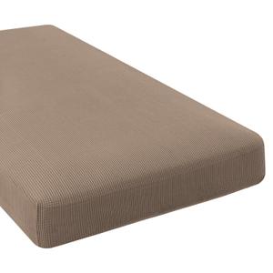 H.VERSAILTEX Super Stretch Individual Chaise Cover Sectional Couch Covers for L Shaped Sofa Both Left/Right Featuring Thick Jacquard Textured Twill Fabric (1 Piece Chaise Cover, Macchiato)