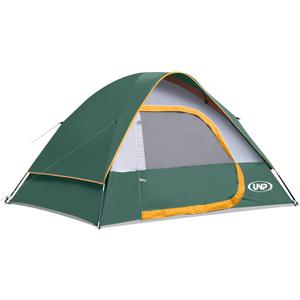 Camping Tent 2-4 Person, Waterproof Windproof Tent with Rainfly Easy Set up-Portable Dome Tents for Camping