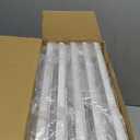 CTSNSLH 5 Pack Closet Organizers Storage Box, Closet Storage Stackable Storage Bins, Plastic Drawer Basket for Wardrobe Cupboard Kitchen Bathroom Office, White