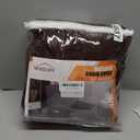 VANSOFY Oversized Recliner Chair Cover, 4-Pieces Stretch Recliner Covers for Recliner Chair Soft Reclining Chair Slipcover Jacquard Pattern Furniture Protector for Dogs Cats(Dark Coffee) (1 Seater--X Large)