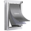 Large Dog Door for Exterior Door Dog Door for Door, Doggie Door with Aluminum Frame, 3 Flaps, Metal Closing Panel and Lock