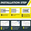 67OZ Automatic Water Dispenser for Dogs Cats Patented Auto-Filling Dog Water Bowl Dispenser Wall-Mount Saving Space Outdoor Dog Waterer Feeder Includes Fixed Part Copper Connector 3/4'' Water Hose