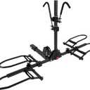 Hitch Bike Rack, Anti Wobble Side-Folding Bike Carrier for Standard, Fat Tire and Electric Bikes, fits Car, SUV, RV and Truck, 2-Bike 180 lbs Capacity, 2-Inch Receiver