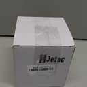 Jetec 8 Pieces Christmas Tree Ornaments Glitter Christmas Tree Hanging Decoration Decorative Artificial Pine Cones Flowers Hanging Ornaments for Winter Wreath Holiday Decor(Red)