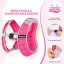 Fragraim Weighted Vest for Women Men - 8lb/10lb/12lb/16lb/22lb/25lb/30lb Weight Vest with Reflective Stripe, Detachable Phone Pouch, Ideal for Walking, Strength Training, Running, Workout, Cardio (Rose)