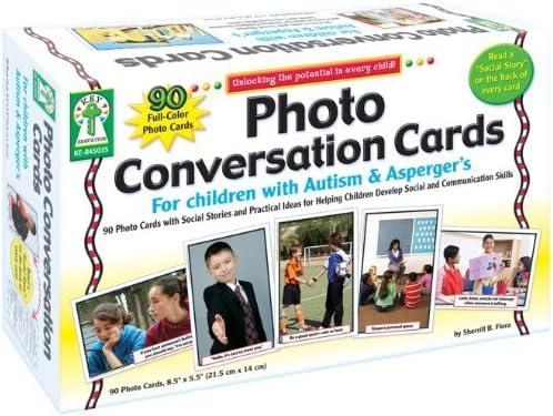 Photo Conversation Cards for Children with Autism and Asperger's by Sherrill B Flora (2012-01-03) 50 Cards