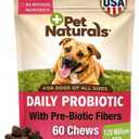 Pet Naturals Daily Probiotic Soft Chews for Dogs, Digestive and Immune Support Supplement, 1 Billion CFU Per Chew, Duck, 60 Count