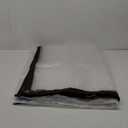 Heavy Duty Clear PVC Tarps - 30 FT x 8 FT with Waterproof Protection, Grommets and Ropes for Roofs, Transparent Waterproof Raincloth
