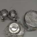 15 Pcs Camping Cookware Mess Kit Outdoor Cooking Set Stainless Steel with Pot and Pan Kit 2 Set Stainless Steel Cups Plates Forks Knives Spoons for Camping Backpacking Cooking Picnic