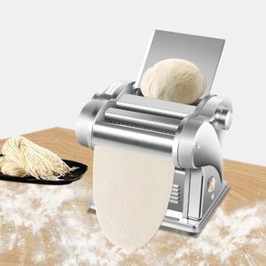 LEONEBEBE Electric Pasta Maker Machine, 135W Commercial Dough Sheeter with 2.5mm Blade, Adjustable 0.3-4mm Thickness, for Pasta, Dumplings – Restaurant & Home Use