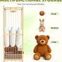 Stuffed Animal Storage, 64In Wooden Large Stuffed Animal Organizer Holder, 64"×22.5"×22.5"