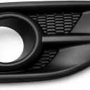Passenger Fog Light Bezel Compatible With 2012 2013 2014 Honda CRV Fog Lamp Cover Right Side (1PCS)