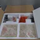 EDISHINE Wall Sconces Set of Two, Bathroom Light Fixtures with Crystal Shade, Modern Vanity Lights, Black Gold Lighting Fixtures Over Mirror, Indoor Wall Lamp, E26 Base