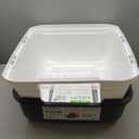 Catit Airsift Jumbo Hooded Litter Pan, Warm Gray/White - Privacy and Easy Access for Cleaning - Ideal for Larger or Multiple Cat Households