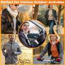 Sukeen Winter Gloves Men Women Touchscreen Anti-Slip Sports Gloves Lightweight Cold Weather Warm Gloves for Running, Cycling (Large, Grey)