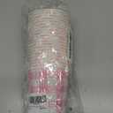 Pink Paper Cups Pink Gingham Party Supplies Easter Day Pink Coffee Cups Disposable Valentines'day Beverage Cups (30)