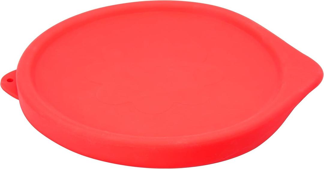 Silicone Lids for Anchor Hocking 2 Quart Batter Bowl (8 Cup), 1 Pack, Red, Microwave & Dishwasher Safe - Lid Only