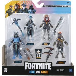 FORTNITE Micro Squad - Four 2.5-inch Articulated Figures with Harvesting Tools