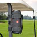 10L0L Upgraded Speaker Mount for Golf Cart Accessories, Adjustable Strap Fits Bluetooth Wireless Speaker Holder for Yamaha, EZGO, Club Car Carts and Bike