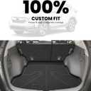 LASFIT Cargo Mat with Backrest Mat for Honda CRV 2012-2016