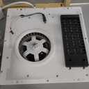 FLYINGFOX DC Bathroom Exhaust Fan, LED Light, Heater, Exhaust Fan 180 CFM Bathroom Fan 2 Sone