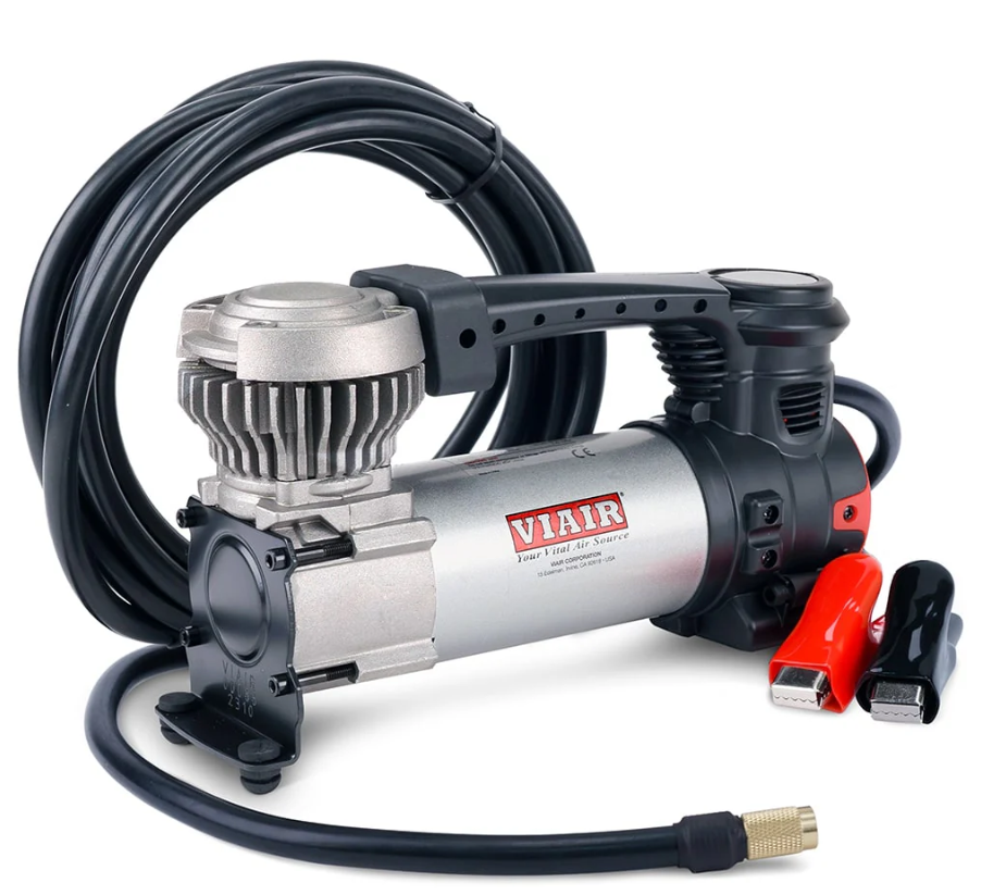 VIAIR 88P  00088 Portable Compressor Kit with Alligator Clamps, Tire Inflator, Tire Air Pump, 12V, 120 PSI, for Up to 33 Inch Tires