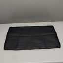 URMONA Waterproof Silicone Under Sink Mat 16'' x 10'' Shelf Liner for Kitchen and Bathroom, Cabinet and Counter Protector, Storage and Organizers, Litter Mat, Pet Cat Puppy Essentials(Black)