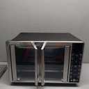 Gourmia French Door Air Fryer  25 Qt Large Capacity Convection Oven, Fryfroce 360, Digital Display with 17 Cooking Presets, Bake, Toast, Roast, Dehydrate, Fits 12 Pizza (Stainless Steel)