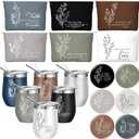 Fumete 6 Sets Christian Gifts Set for Women 12 oz Bible Verse Cups with Lid and Straw Church Tumbler with Religious Cosmetic Bags Mirrors Mother Nurse Teacher Appreciation Gift, Skinny