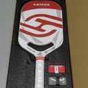 Pickleball Paddles | T700 Carbon Fiber Pickleball Paddle with Aero Throat | Hot-Press Moulding | 16mm Polymer Core | Specifically Engineered for Swing Speed and Manoeuvrability (418mm)