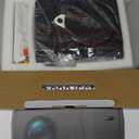 DVD Projector Portable Built in DVD Player HD 1080P Supported Movie Projector for Outdoor Use Compatible with HDMI, USB, AV, TF, VGA, TV Stick