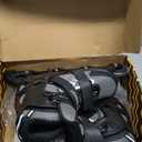 Nattork Adjustable Inline Skates for Adults and Teens, Outdoor & Indoor Blades Roller Skates for Boys, Beginners (XX-Large - Adult (10.5W-13W/9.5M-12M), Black)